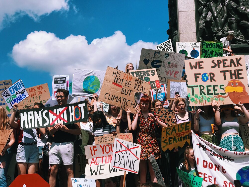 Image by Dominique Palmer   Youth-led Climate Strike in May 2019